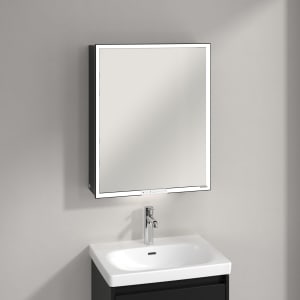 Villeroy & Boch My View+ Aufputz-Spiegelschrank 60 x 75 cm, Anschlag links
