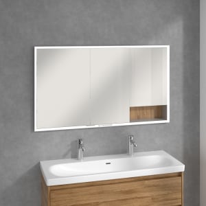 Villeroy & Boch My View+ Einbau-Spiegelschrank 130 x 75 cm