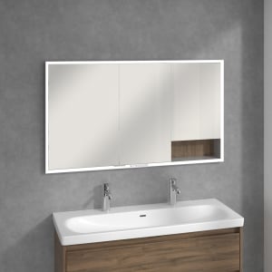 Villeroy & Boch My View+ Einbau-Spiegelschrank 130 x 75 cm