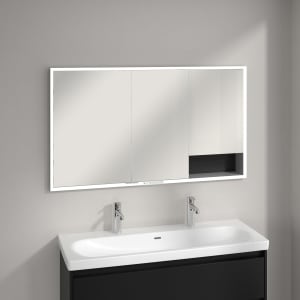 Villeroy & Boch My View+ Einbau-Spiegelschrank 130 x 75 cm