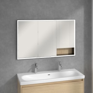 Villeroy & Boch My View+ Einbau-Spiegelschrank 120 x 75 cm