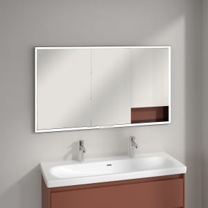 Villeroy & Boch My View+ Einbau-Spiegelschrank 130 x 75 cm