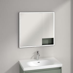 Villeroy & Boch My View+ Einbau-Spiegelschrank 80 x 75 cm