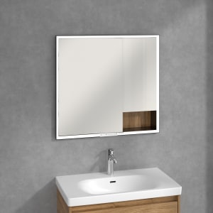 Villeroy & Boch My View+ Einbau-Spiegelschrank 80 x 75 cm