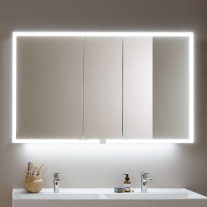 Villeroy & Boch My View Now Vorbau-Spiegelschrank 130 cm, 3 Türen, mit Sensordimmer