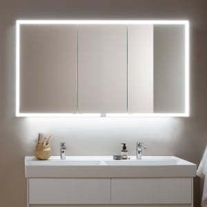 Villeroy & Boch My View Now Vorbau-Spiegelschrank 140 cm, 3 Türen, mit Sensordimmer