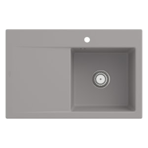 Villeroy & Boch Subway Style 45 Einbauspüle, Ablaufgarnitur mit Excenterbetätigung, Becken rechts