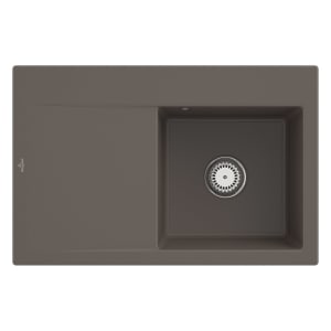 Villeroy & Boch Subway Style 45 Einbauspüle, Ablaufgarnitur mit Excenterbetätigung, Becken rechts