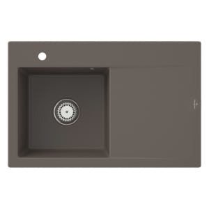 Villeroy & Boch Subway Style 45 Einbauspüle, Ablaufgarnitur mit Handbetätigung, Becken links