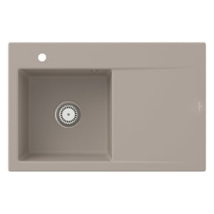 Villeroy & Boch Subway Style 45 Einbauspüle, Ablaufgarnitur mit Excenterbetätigung, Becken links