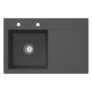 Villeroy & Boch Subway Style 45 Einbauspüle, Ablaufgarnitur mit Excenterbetätigung, Becken links