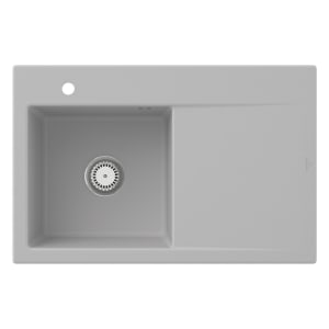 Villeroy & Boch Subway Style 45 Einbauspüle, Ablaufgarnitur mit Excenterbetätigung, Becken links