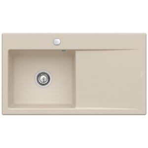 Villeroy & Boch Subway Style 50 Einbauspüle, Ablaufgarnitur mit Excenterbetätigung, Becken links