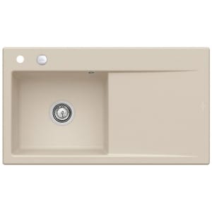 Villeroy & Boch Subway Style 50 Einbauspüle, Ablaufgarnitur mit Excenterbetätigung, Becken links