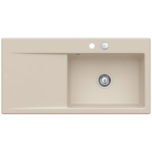 Villeroy & Boch Subway Style 60 Einbauspüle, Ablaufgarnitur mit Excenterbetätigung, Becken rechts