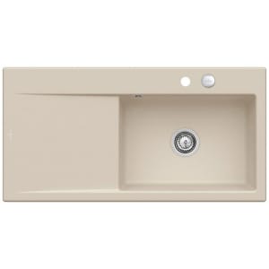 Villeroy & Boch Subway Style 60 Einbauspüle, Ablaufgarnitur mit Excenterbetätigung, Becken rechts