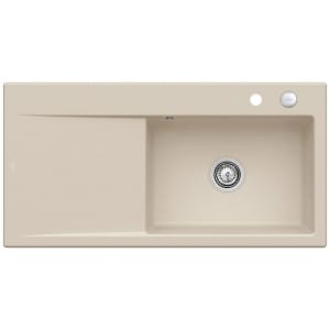 Villeroy & Boch Subway Style 60 Einbauspüle, Ablaufgarnitur mit Excenterbetätigung, Becken rechts