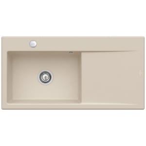 Villeroy & Boch Subway Style 60 Einbauspüle, Ablaufgarnitur mit Excenterbetätigung, Becken links