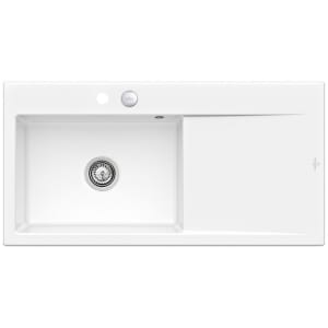 Villeroy & Boch Subway Style 60 Einbauspüle, Ablaufgarnitur mit Excenterbetätigung, Becken links