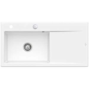 Villeroy & Boch Subway Style 60 Einbauspüle, Ablaufgarnitur mit Excenterbetätigung, Becken links