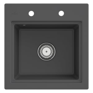 Villeroy & Boch Subway Style 50 S Einbauspüle, Ablaufgarnitur mit Handbetätigung