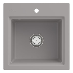 Villeroy & Boch Subway Style 50 S Einbauspüle, Ablaufgarnitur mit Handbetätigung