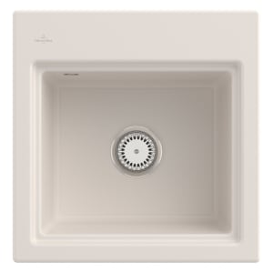 Villeroy & Boch Subway Style 50 S Einbauspüle, Ablaufgarnitur mit Handbetätigung