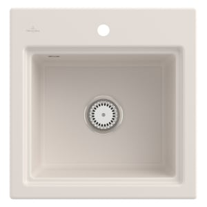 Villeroy & Boch Subway Style 50 S Einbauspüle, Ablaufgarnitur mit Handbetätigung