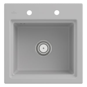 Villeroy & Boch Subway Style 50 S Einbauspüle, Ablaufgarnitur mit Handbetätigung