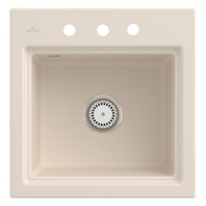 Villeroy & Boch Subway Style 50 S Einbauspüle, Ablaufgarnitur mit Excenterbetätigung