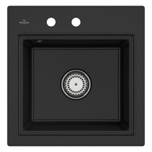 Villeroy & Boch Subway Style 50 S Einbauspüle, Ablaufgarnitur mit Handbetätigung