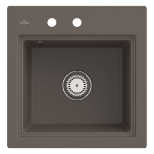 Villeroy & Boch Subway Style 50 S Einbauspüle, Ablaufgarnitur mit Handbetätigung