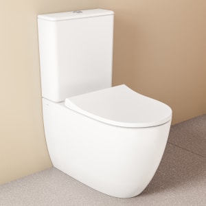 VitrA Sento Stand-WC VitrA Flush 2.0, back to wall, Tiefspüler ohne Spülrand