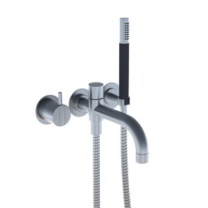 Vola Sichtteile zu Eingriff-Wannenfüll- und Brausebatterie mit Umstellung für Kopfbrause