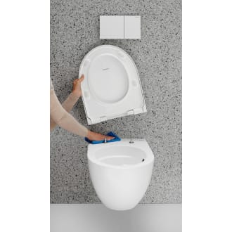Geberit Acanto Wand-WC-Set Mit Softclose-Sitz – Tiefspüler, TurboFlush, Weiß