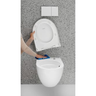 Geberit Acanto Set Wand-WC Tiefspüler, geschlossene Form
