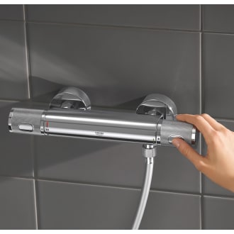 GROHE Precision Feel Brause- & Duschsystem, Brauseset inkl. Thermostat- Duscharmatur 34791000 - MEGABAD