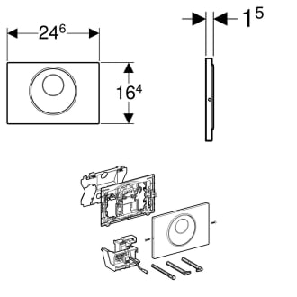 Geberit Wc Steuerung Elektronisch Netzbetrieb 115 890 Sn 5 Megabad Geberit distanzbolzen zu up spuelkasten ab modell 1988. geberit wc steuerung elektronisch