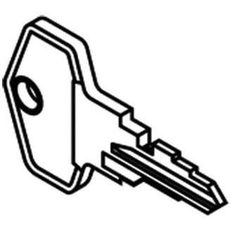 HEWI Ersatz-Schlüssel für Papierhandtuchspender Serie 477 · 477.06.E01 ·  Kosmetiktuchboxen ·