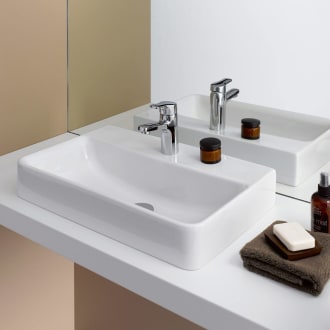 LAUFEN Pro S Compact Aufsatzwaschtisch 55 cm mit Hahnloch, ohne ...