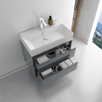 Pure 2.0 Waschtisch mit Unterschrank 70 cm mit zwei Auszügen