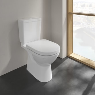 NOVO-BOCH Stand-WC Toilette Abgang Boden Senkrecht AO Weiss 