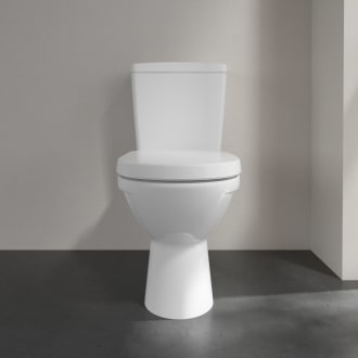 NOVO-BOCH Stand-WC Toilette Abgang Boden Senkrecht AO Weiss 