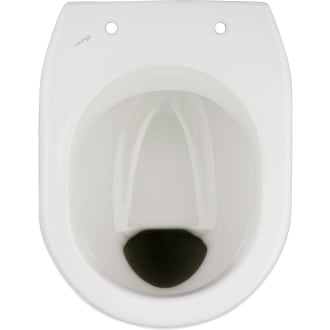 Vitra Stand WC Flachspüler Abgang innen senkrecht Standflachspüler weiß mit Sitz 