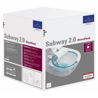 gesloten Schatting vergeven Villeroy & Boch Subway 2.0 Combi-Pack, wandhängend, mit DirectFlush  5614R201 - MEGABAD