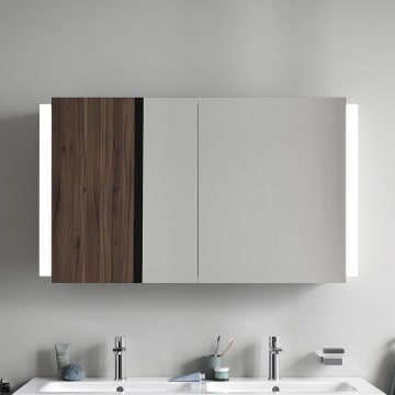 Duravit Ketho.2 Spiegelschrank, mit Waschplatzbeleuchtung, 100 cm