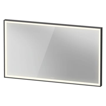 Duravit L-Cube Spiegel mit Beleuchtung 120 x 70 cm, mit Spiegelheizung