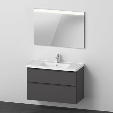 Duravit D-Neo Möbelset mit eckigem Spiegel 100,5 cm