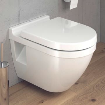 Duravit Starck 3 wall-mounted WC washdown flush toilet