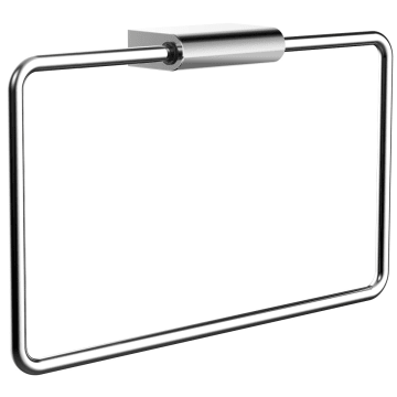 Emco Flow Handtuchring Beweglich - Chrom, 198x122mm Für Modernes Badezimmer